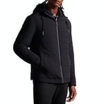 Ted Baker Ovarn Funnel Neck Quilted Nylon Jacket  Size 3/M Brand New with Tags