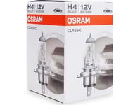 Osram Halogenlampa Osram Classic H4 12V 60/55 P43t