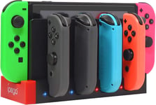 Chargeur Pour Nintendo Switch Joy-Con, Base De Station De Charge Dock Dock Pour Switch Joy-Con Avec Indicateur De Charge