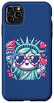 Coque pour iPhone 11 Pro Max Statue of Liberty Cute NYC New York City Manhattan 4th July