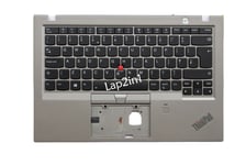 Genuine Lenovo ThinkPad X1 Carbon 6th Gen 2018 Palmrest Upper Case UK Keyboard