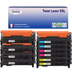 10 Toners Lasers compatibles pour imprimante Samsung XPress C480W, CLT404s – T3AZUR (Noire et Couleurs)