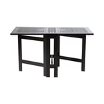Cinas - Klaffbord Butterfly 130x65 cm Matt svart
