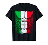 Italy Flag Sixpack Football Jersey T-Shirt
