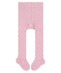 FALKE Unisex Baby Little Dot B TI Cotton Patterned 1 Pair Tights, Pink (Parfait 8444) new - eco-friendly, 1-6 months