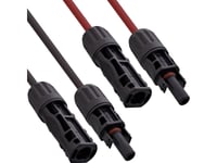 Inline 95603, Kabel För Medelhög Spänning, Röd, Svart, 0,7 Mm, Förtennad Koppar, 6 Mm ², 1500 V