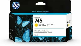 HP 745 130ml F9J96A Ink Cartridge for DNJZ5600 - Yellow - (sept/oct 2022) NEW
