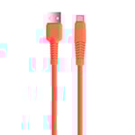 USB-C Kabel 10 W från Setty - 1,5 m. - Orange