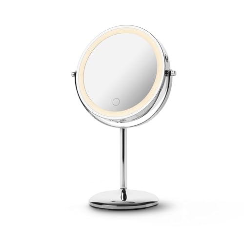 Miroir Grossissant 30x Miroir Maquillage Lumineux B Beauty - Grossissement 30x - 3 Lumières Réglables - 2000mAh Batterie 2000mAh Rechargeable