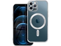 Oem Electro Mag Cover Fodral Kompatibelt Med Magsafe För Iphone 12 Pro Silver