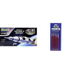 Revell - 04909 - Maquette - Saturn V & 29621 - Accessoire Maquette - Pinceaux - Pinceaux Standard 6 Tailles