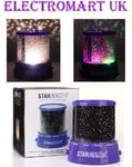 LED STAR PROJECTOR NIGHT LIGHT MULTI COLOUR CHANGING OR WHITE BATTERY OPERATED