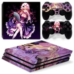 Kit De Autocollants Skin Decal Pour Console De Jeu Ps4 Pro Corps Entier One Piece Horizon, T1tn-P4pro-1378