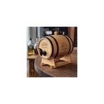 Tretønne Dispenser til Pappvin- 3 Liter Wooden Barrel Dispenser