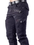 Cipo & Baxx Blizzard Command Cargo Jeans - Sort