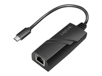 Logilink Usb Adapter, Usb 3.2 Gen 1X1, Usb-C To Gigabit Ethernet, Black