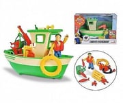 Simba 109251074 - Fireman Sam - Sam Charlies Fishing Boat with Figure