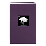 Album Photo avec Couverture en Tissu - 300 Pochettes - pour Photos de 10 x 15 cm - Violet