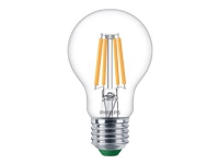 Philips - LED-glödlampa med filament - form: A60 - klar finish - E27 - 2.3 W (motsvarande 40 W) - klass A - varmt vitt ljus - 2700 K