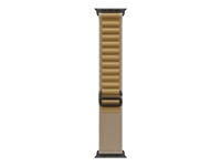 Apple - Slinga För Smart Klocka - 49 Mm, Svart Titanfinish - Liten Storlek - Tan