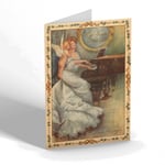 VALENTINES DAY CARD - Vintage Design - My Heart is Thine, Love's Message