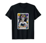 The Teacher Tarot Card Funny Halloween Skeleton Magic T-Shirt