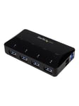 USB 3.0 Hub 4-Port plus Dedicated Charging Port USB hub - 4 ports - Sort