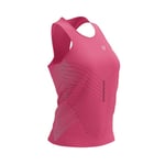 Compressport Performance Singlet Dam XS Rosa - Lätt och snabbt löparlinne för optimal prestanda