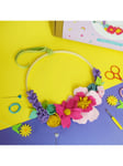 The Make Arcade Spring Wreath Craft Kit Multi Felt: 70% acrylic, 30% wool, wood, cotton
