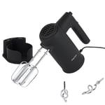 Petra Batteur Électrique 5 Vitesses 300W, Fouet Cuisine, Crochets Pétrin Inclus, Compatible Lave-Vaisselle, Design Pratique et Ergonomique, Parfait pour Recettes de Pâtisserie et Cuisine Quotidienne