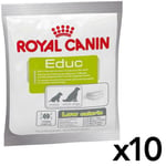 10 X Royal Canin Educ Dog Puppy Training Reward Snack Treat - Low Calorie - 50g
