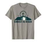 Christ is Risen – Passover Easter Jesus Empty Tomb & Cross T-Shirt