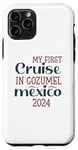iPhone 11 Pro Funny This is My First Cruise in Cozumel Mexico 2024 Lover Case