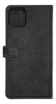 Essentials iPhone 11 Pro Max, Läder wallet avtagbar, svart
