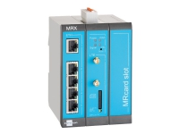 INSYS icom MRX3 LTE Modular 4G cellular router worldwide freq. bands VPN 5xEthernet 10/100BT 2xdig.in MRcard-Slots 1xfree
