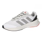 adidas Homme Heawyn Shoes-Low, FTWR White/Grey Two/Solar Red, 38 EU