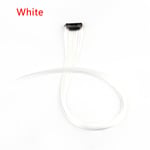 Hair Extension Single Clip Hairpieces Synthetic White