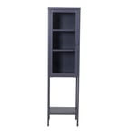Venture Home Högt Skåp Misha 40,5 cm - High Thin Cabinet w shelf Grey 15358-205