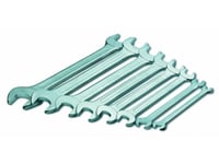Cimco 112312, Krom-Vanadium-Stål, Krom, 8X9,10X11,12X13,14X15,16X17,18X19,20X22,21X23,24X27,25X28,30X32, Din 3110/Iso 3318, 12 Stk