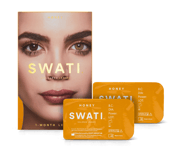 SWATI - Coloured Contact Lenses 1 Month Honey