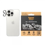 PanzerGlass iPhone 15 Pro/iPhone 15 Pro Max Kameralinsskydd Hoops White Titanium