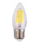 Övriga Vintage glödlampor LED E27 C37 4W 400lm, 2700K varmt gulaktigt ljus, 4st