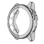 GuosB Suitable for Garmin Fenix 5X& 5X Plus Transparent TPU Watch Case(Transparent white) (Color : Transparent gray)