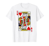 King of Hearts | Card Suit Halloween Poker Magic Fan T-shirt T-Shirt