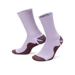 Nike Löparstrumpor Trail Run Crew - Lila/Silver, storlek 44