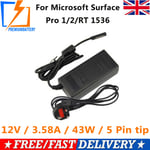 Ac Adapter Charger For Microsoft Surface Pro/ Pro 2 Charger 1601 1536 1514 Pmb