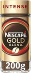 Nescafe Gold Blend Intense Instant Coffee, Rich & Full-Bodied Dark Roasted Coff
