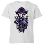 Marvel Black Panther The Royal Talon Fighter Badge Kids' T-Shirt - Grey - 11-12 Years