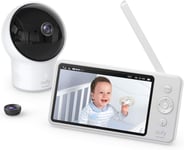 eufy Security Video Baby Monitor Video Baby Monitor Camera&Audio 720p HD 5 inch