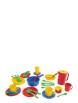 Kitchen Play Time Set In Box Toys Toy Kitchen & Accessories Coffee & Tea Sets Multi/patterned Dantoy